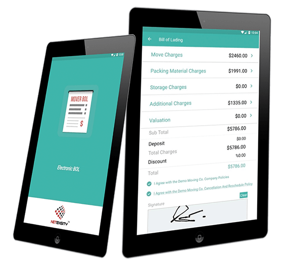 screenshot of Movegistics CRM